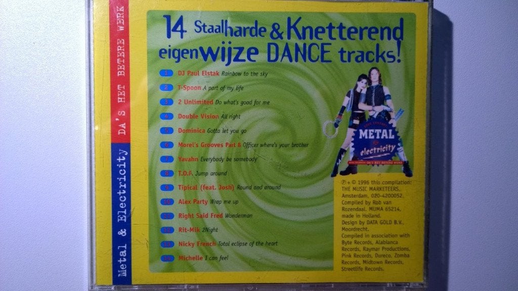Metal & Electricity (Da's Het Betere Werk), Cd's en Dvd's, Cd's | Verzamelalbums, Ophalen of Verzenden, Zo goed als nieuw, Rock en Metal