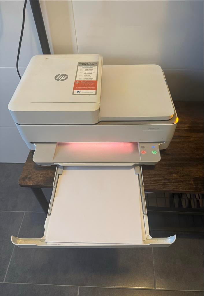 HP Envy 6400e All-in-One Printer, Computers en Software, Printers, Inkjetprinter, All-in-one, Kleur printen, Ophalen of Verzenden