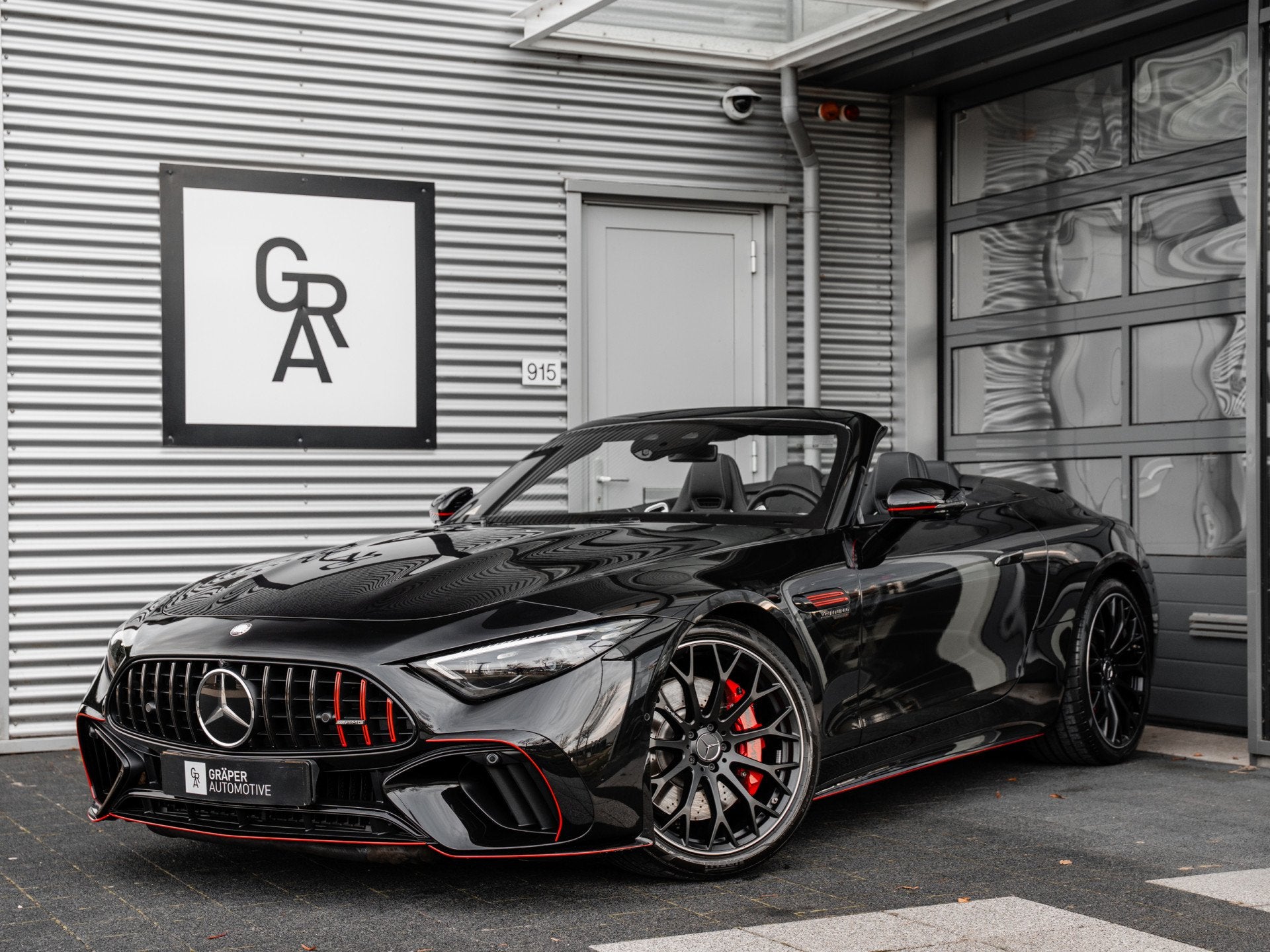 Mercedes-Benz SL-Klasse 55 AMG 4MATIC+ Roadster | Head-Up |, Automaat, Gebruikt, Cabriolet, Zwart
