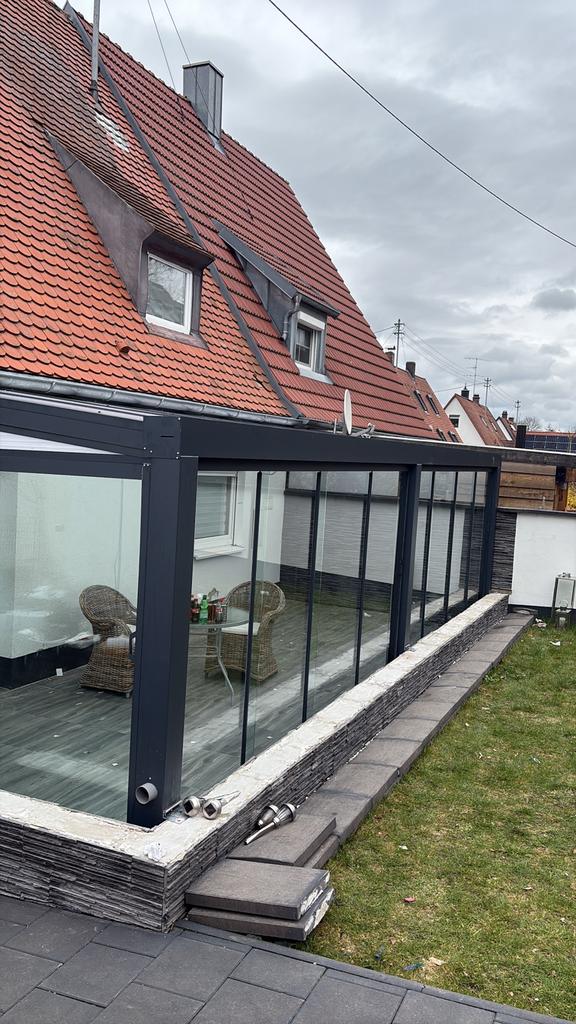 Veranda Carport Glazenwand Kozijnen, Kunststof, Ophalen of Verzenden, Zo goed als nieuw, Raamkozijn