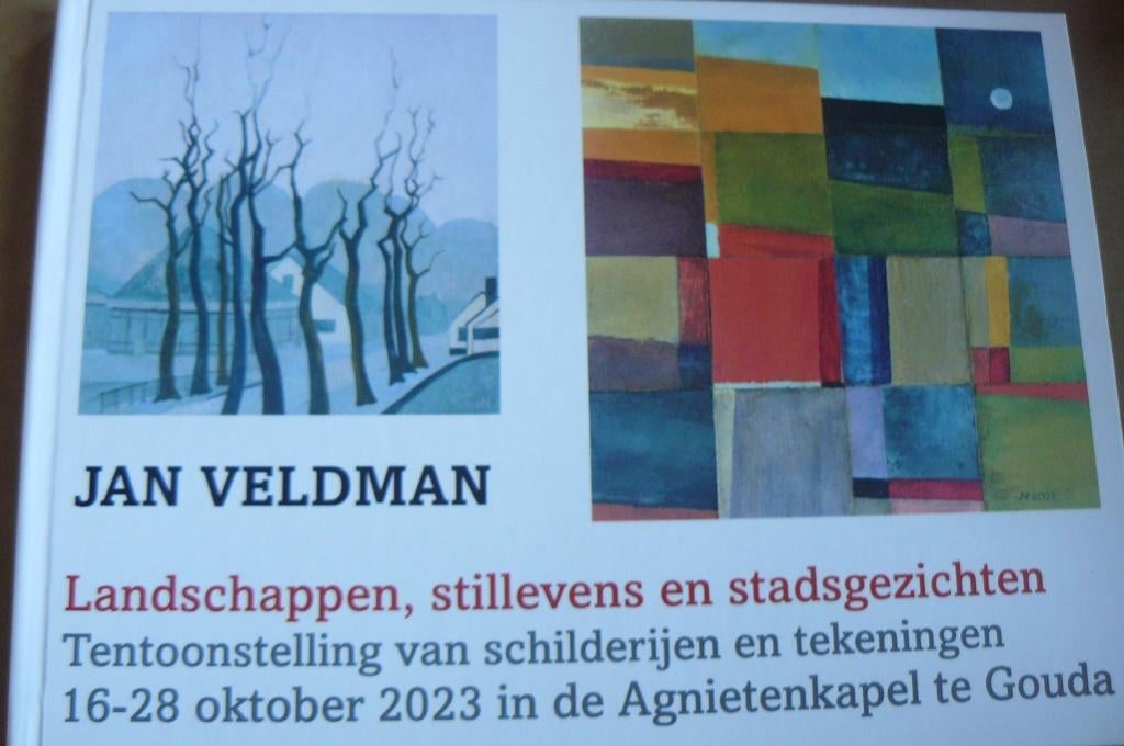 JAN VELDMAN / Landschappen, stillevens en stadsgezichten, Ophalen of Verzenden, Zo goed als nieuw