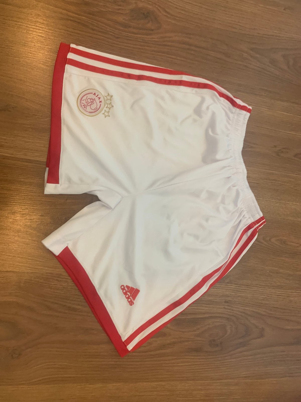 Ajax voetbalbroekje maat 140, Sport en Fitness, Maat XS of kleiner, Ophalen of Verzenden, Zo goed als nieuw, Shirt
