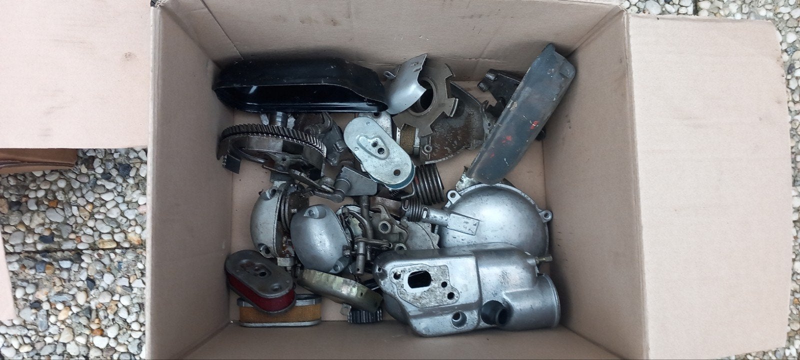 Vespa motorscooter onderdelen partij VNB PX etc., Ophalen, Gebruikt, Overige typen, Vespa