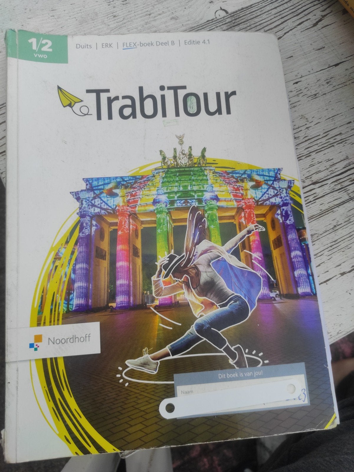 TrabiTour Duits VWO FLEX-boek Deel B Editie 4.1, Boeken, Ophalen of Verzenden, Alpha, Gelezen