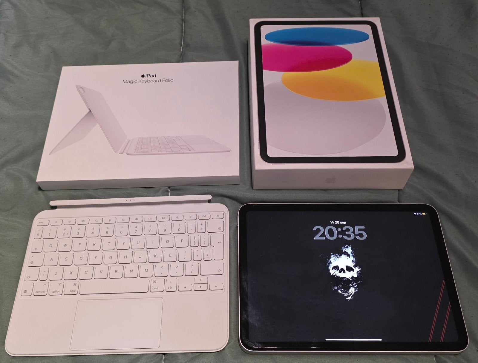 Apple Ipad 10de generatie (2022) 256GB wifi zilver + MGK, Computers en Software, Ophalen, Apple iPad, 11 inch, Zo goed als nieuw