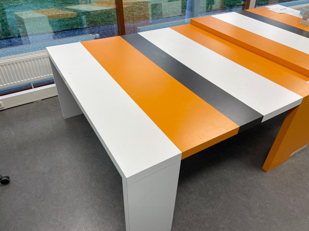 Bureautafel / speeltafel / vergadertafel / 160x160, Ophalen, Overige typen, 160 cm, Gebruikt