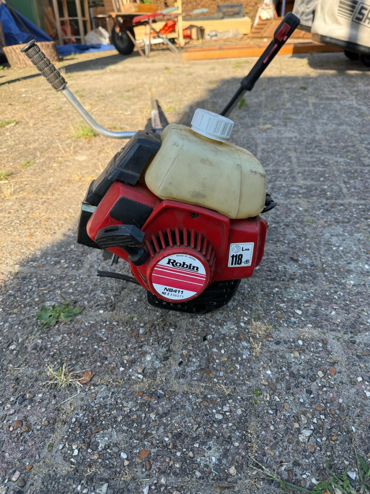 Robin bosmaaier voor onderdelen - Loopt goed, Ophalen, Gebruikt, 30 tot 50 cm, Benzine