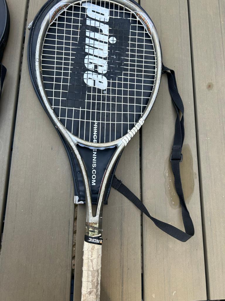 Set van 3 gebruikte tennisrackets (Prince, Fischer), Sport en Fitness, Tennis, Ophalen of Verzenden, Gebruikt, Racket, Prince