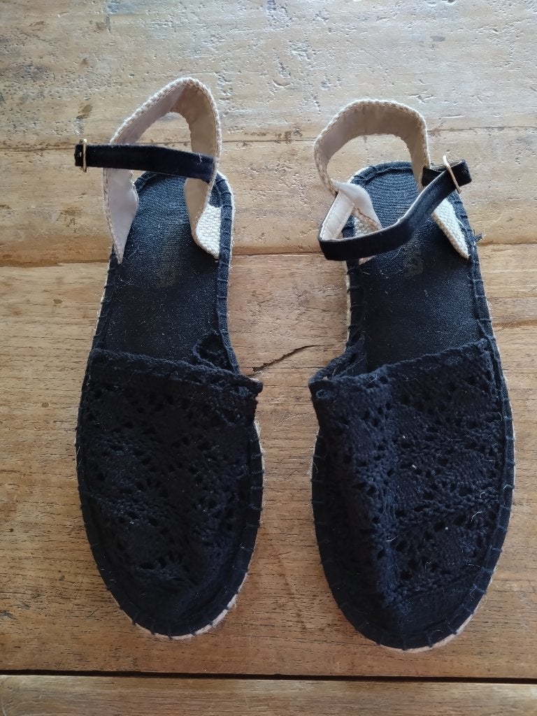Espadrilles zwart Indiska maat 40 nieuw, Indiska, Zwart, Nieuw, Ophalen of Verzenden