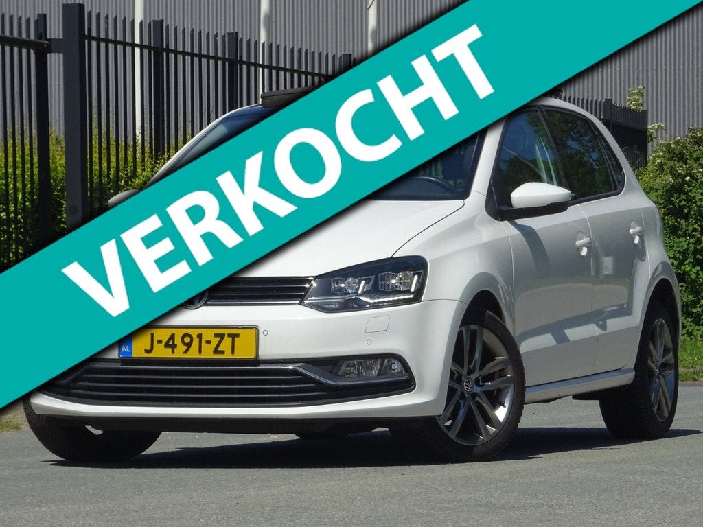 Volkswagen Polo Verkocht! Verkocht!, Euro 6, 4 cilinders, Wit, Bedrijf
