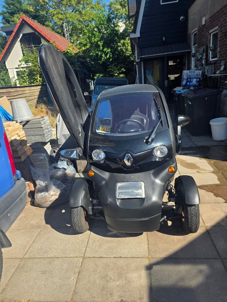 Renault twizy 45km/u, Automaat, Achterwielaandrijving, 400 kg, Zwart