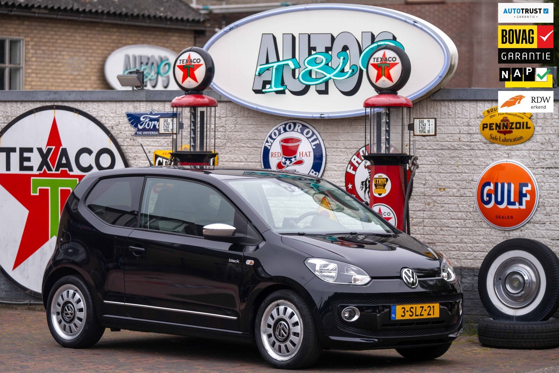 Volkswagen Up! 1.0 high up! BlueMotion 1e Eig. 47.230 km +NA, Auto's, Euro 5, Stof, Gebruikt, Up!