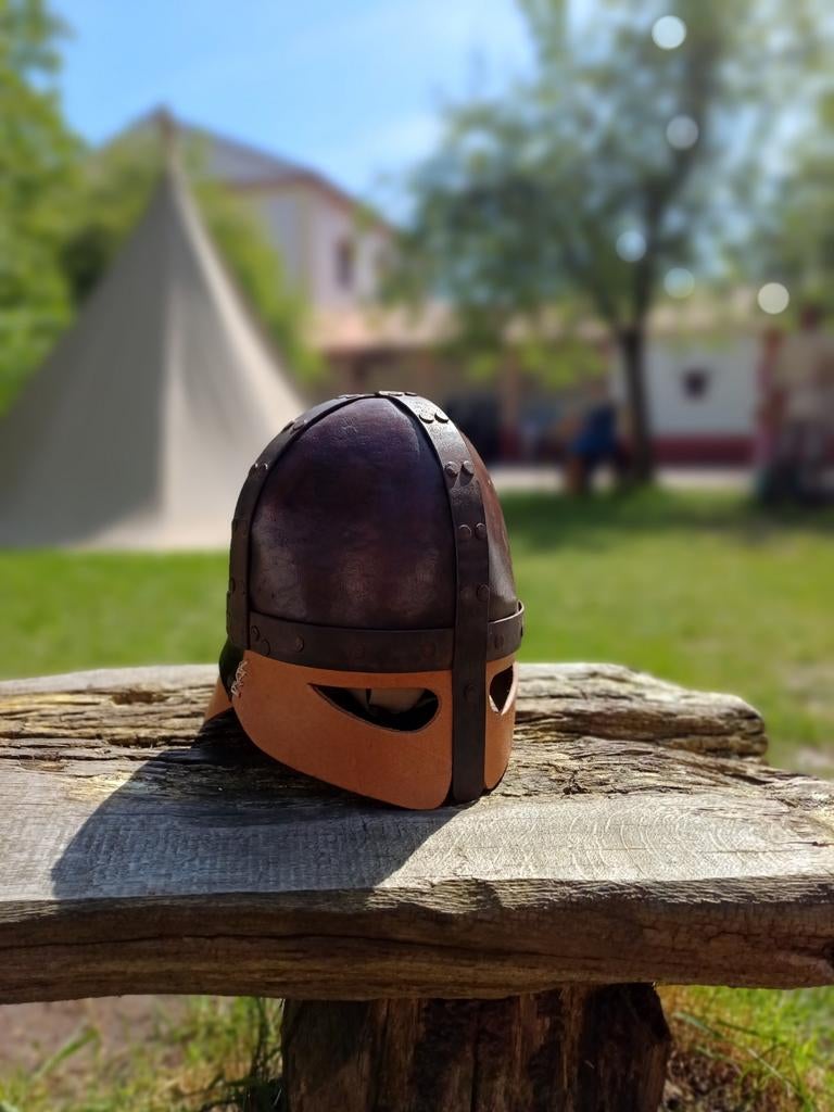 Vikinghelm leer, Ophalen of Verzenden, Nieuw, Handschoenen, Hoed of Pet