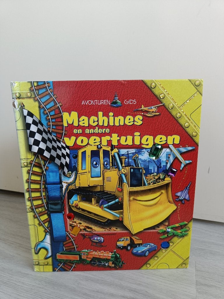 Avonturengids: Machines en andere voertuigen (Pop-up boek), Boeken, Gelezen, Uitklapboek, Jongen of Meisje, Ophalen of Verzenden
