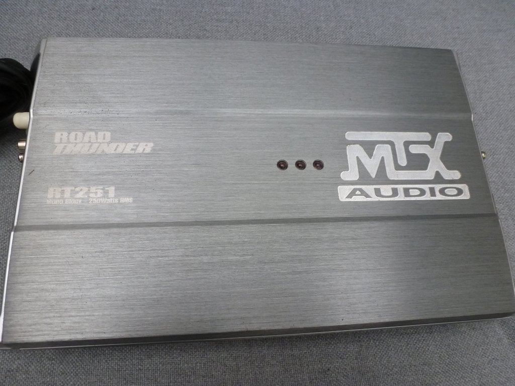 Mtx Subwoofer versterker incl. Bassremote, Ophalen, Gebruikt
