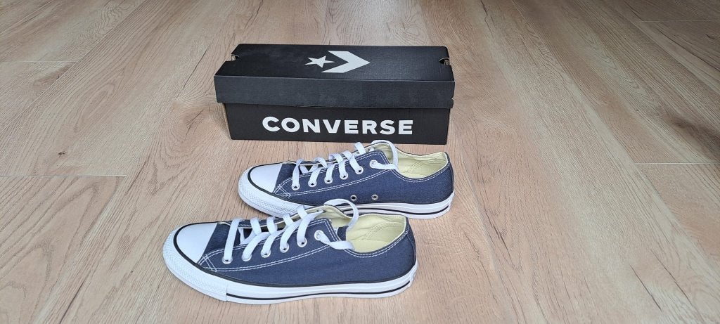 Converse All Star Ox Navy maat 40 – ongedragen, Blauw, Nieuw, Ophalen of Verzenden, Sneakers of Gympen