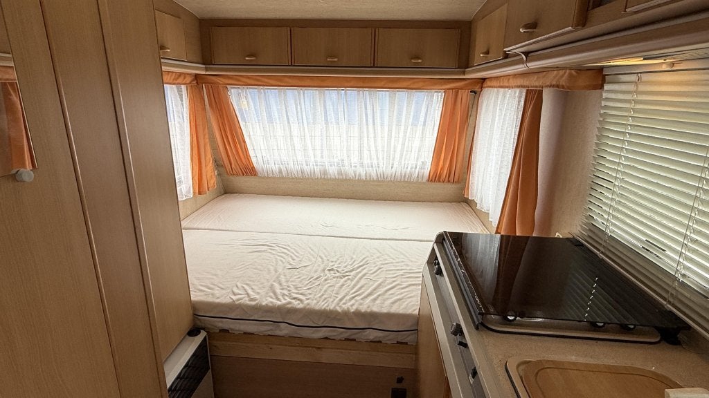 Adria Optima 425 TK bouwjaar 1995 met voortent, Standaardzit, Bedrijf, 750 - 1000 kg, Adria