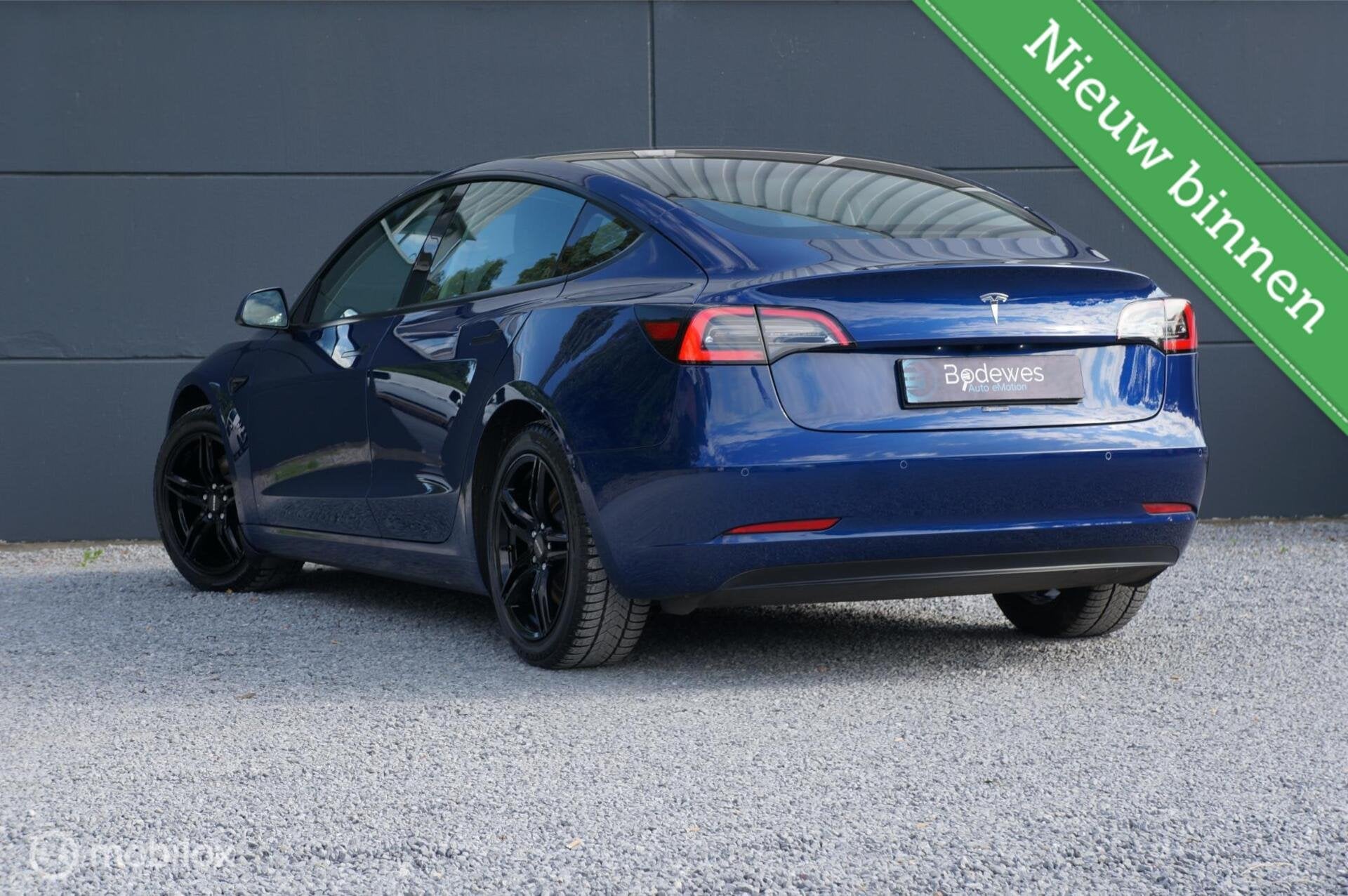 Tesla Model 3 Standard RWD Plus 60 kWh Leder FSD Pano Garan!, Automaat, Achterwielaandrijving, Gebruikt, Zwart