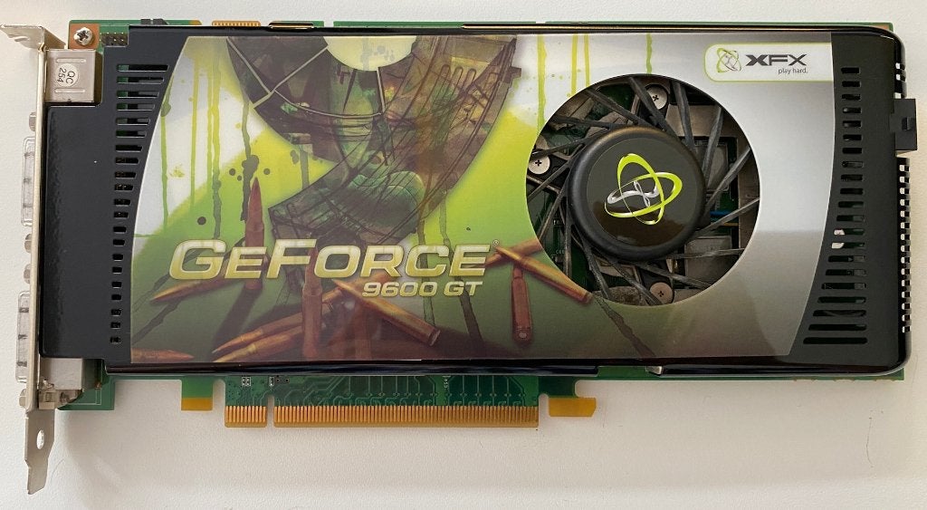 XFX GeForce 9600 GT Grafische Kaart, Gebruikt, GDDR3, Ophalen of Verzenden, PCI-Express 1