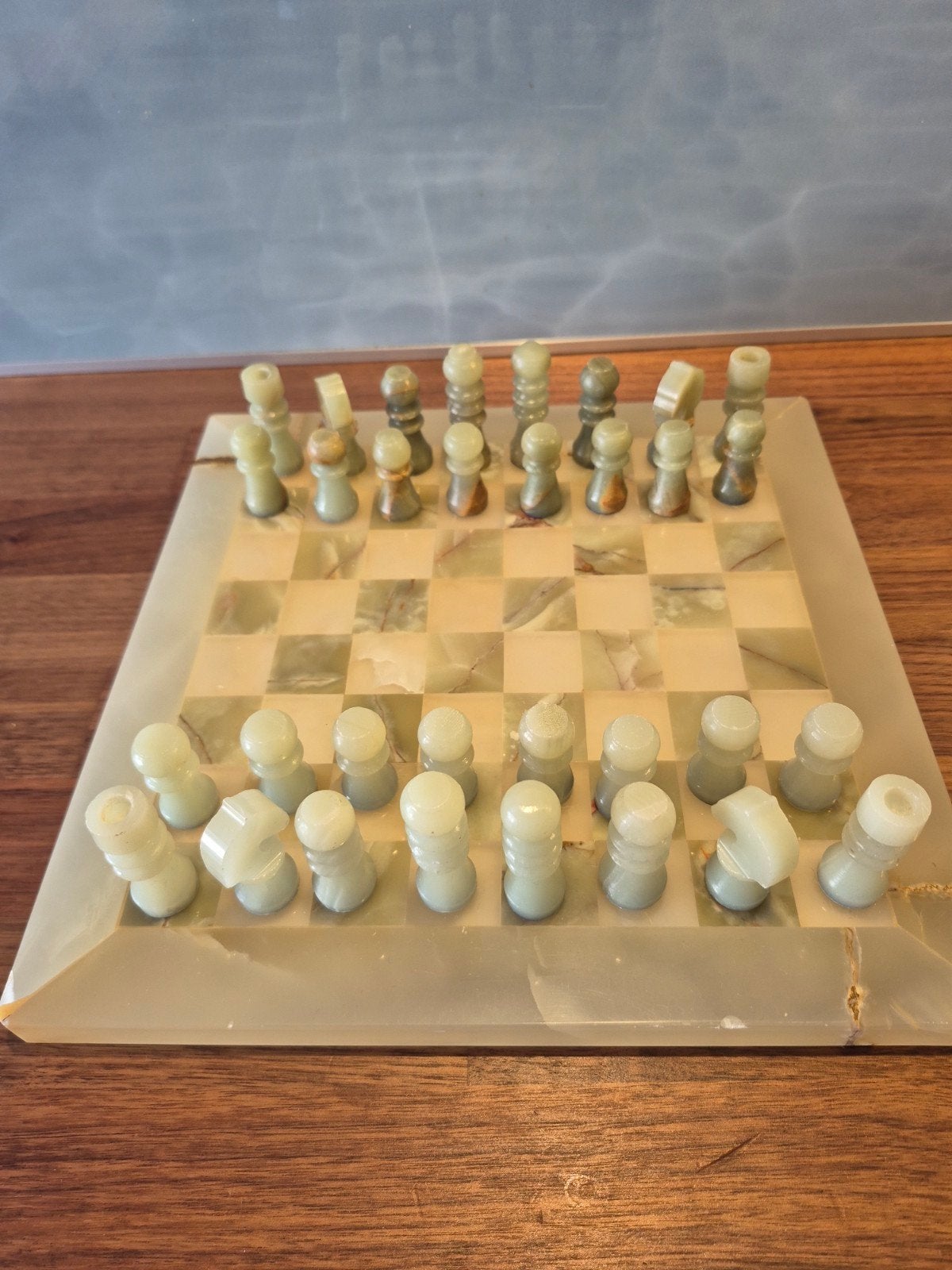 Onyx Schaakbord, Antiek en Kunst, Ophalen of Verzenden