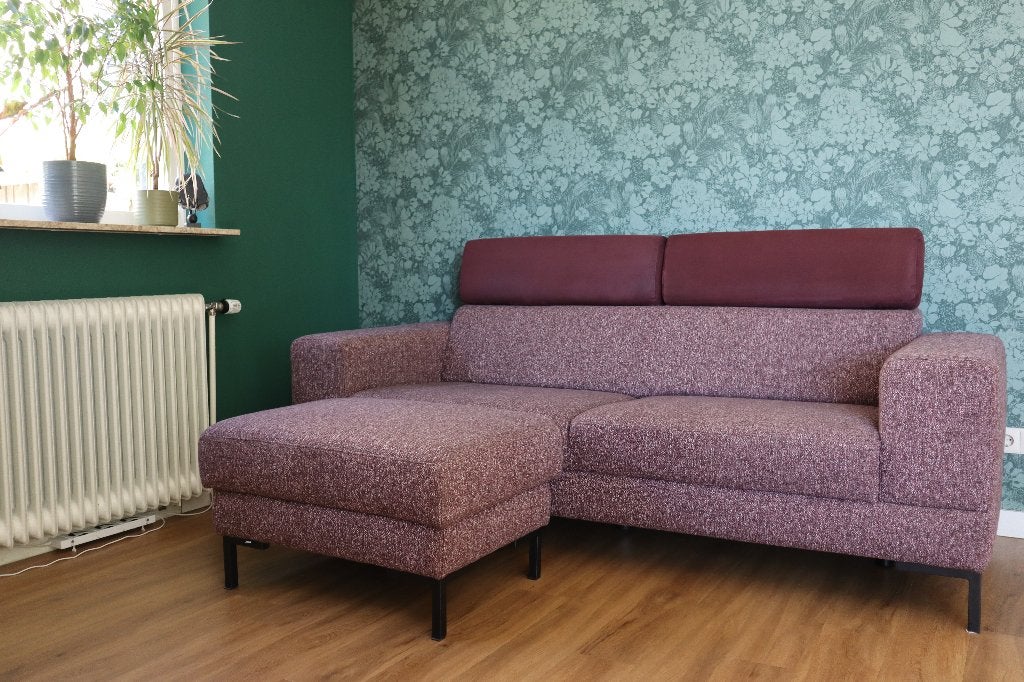Montèl Tosca Bank 2,5 zits met hocker, Ophalen, Tweepersoons, 75 tot 100 cm, Zo goed als nieuw
