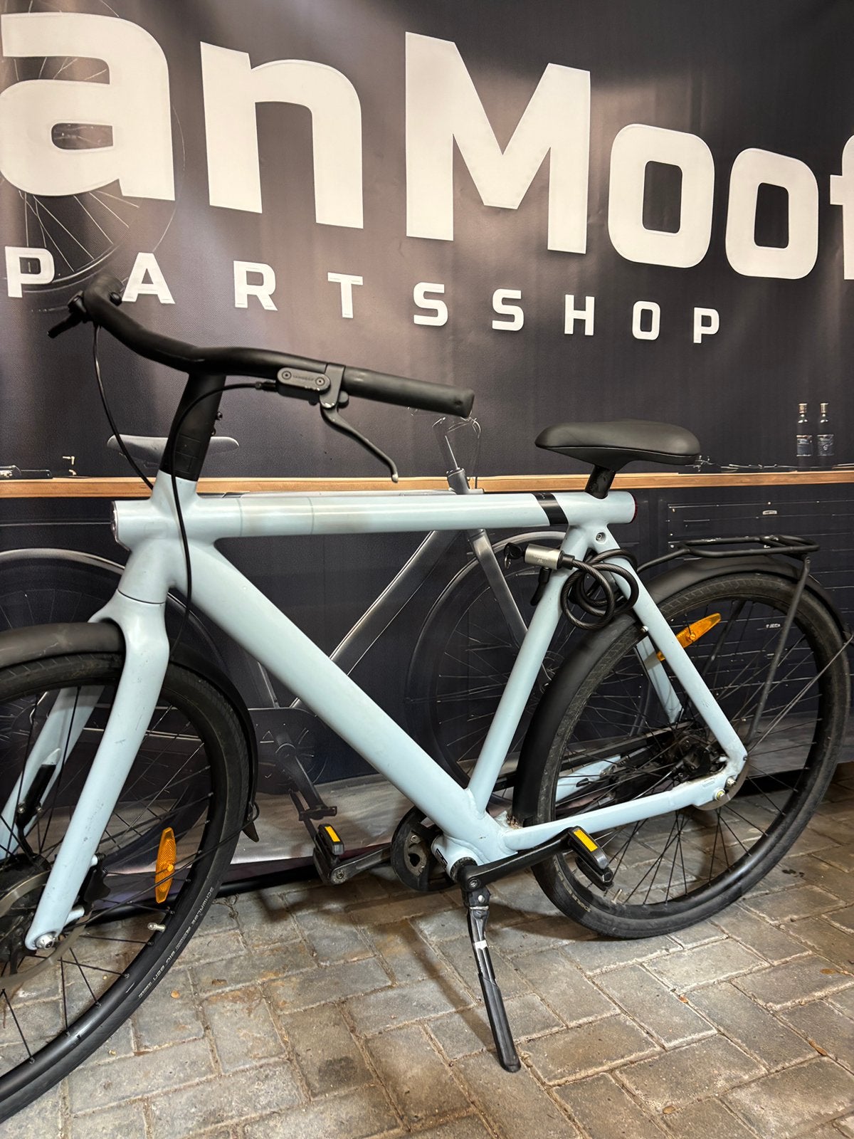 VanMoof S3 Lichtblauw gerefurbished, Fietsen en Brommers, Ophalen, VanMoof, Voorlicht, Zo goed als nieuw