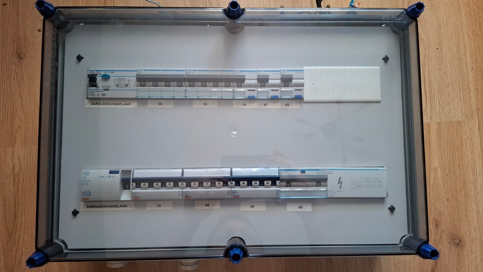 Groepenkast Hager, Doe-het-zelf en Verbouw, Elektra en Kabels, Ophalen of Verzenden, Overige typen