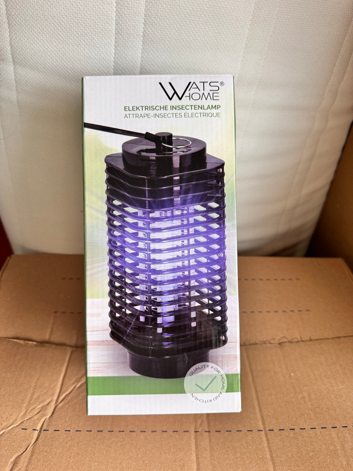 WATS HOME Elektrische Insectenlamp - Nieuw in doos, Ophalen of Verzenden, Nieuw