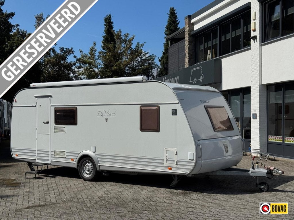 Tabbert Da Vinci 585 DM Met Stapelbed, Tabbert, Schokbreker, Tot en met 6, 1250 - 1500 kg