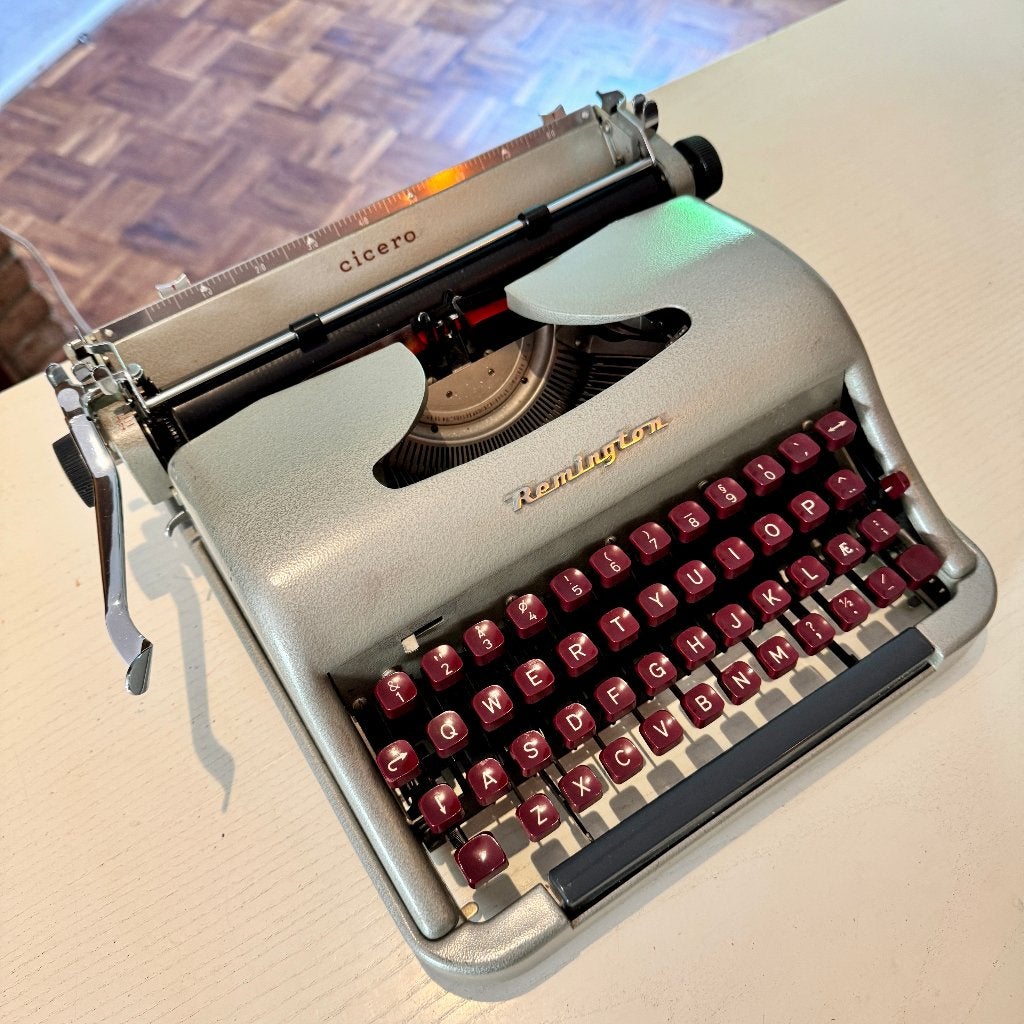 Typemachine Remmington Cicero, 1960, Ophalen of Verzenden
