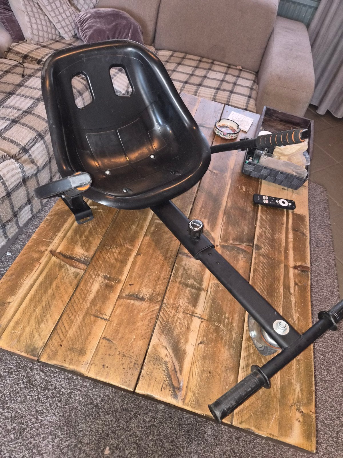 Hoverboard Kart Zitje - Zwart, Ophalen, Gebruikt, Overige merken