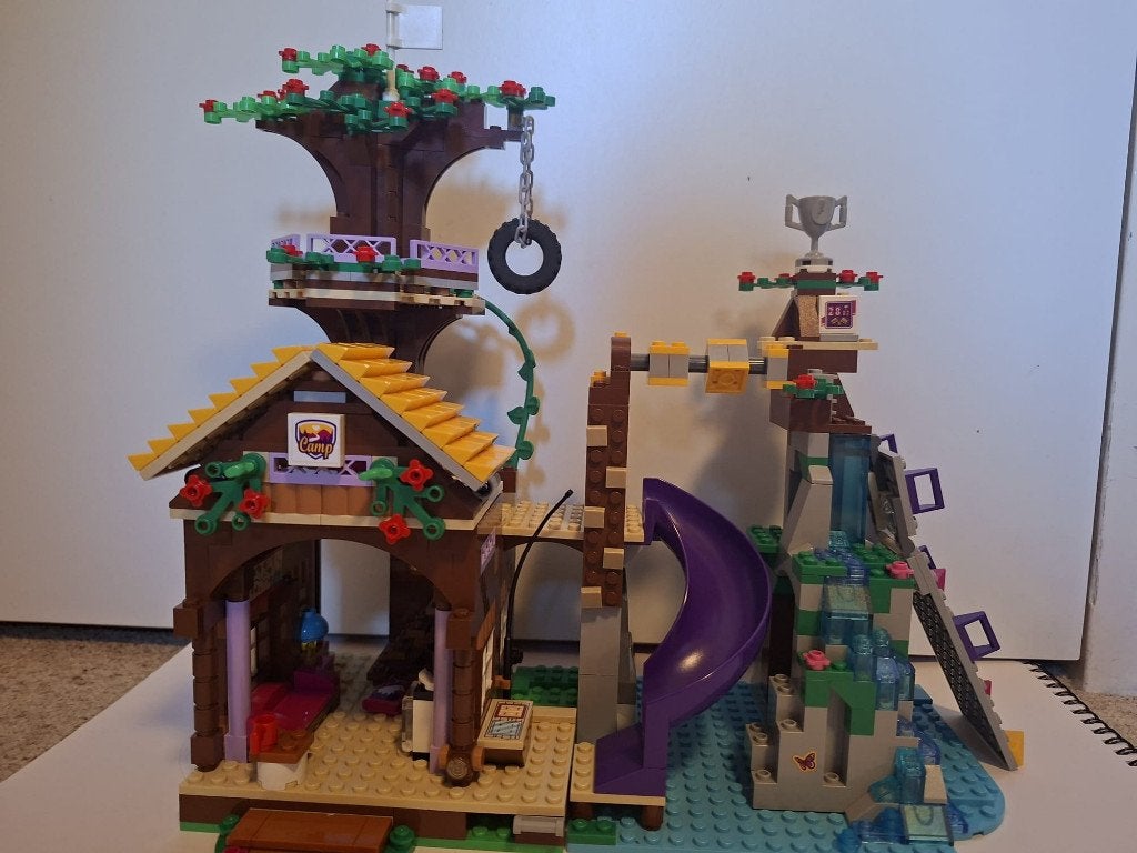 Lego Friends avonturenkamp boomhuis 41122, Verzenden, Lego, Friends, Zo goed als nieuw