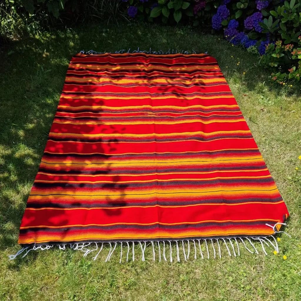 Vintage Mexicaans plaid kleed, Ophalen of Verzenden, Zo goed als nieuw