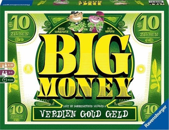Big Money: Verdien Goud Geld - Ravensburger dobbelspel, ., Nieuw, Ophalen of Verzenden, Ravensburger