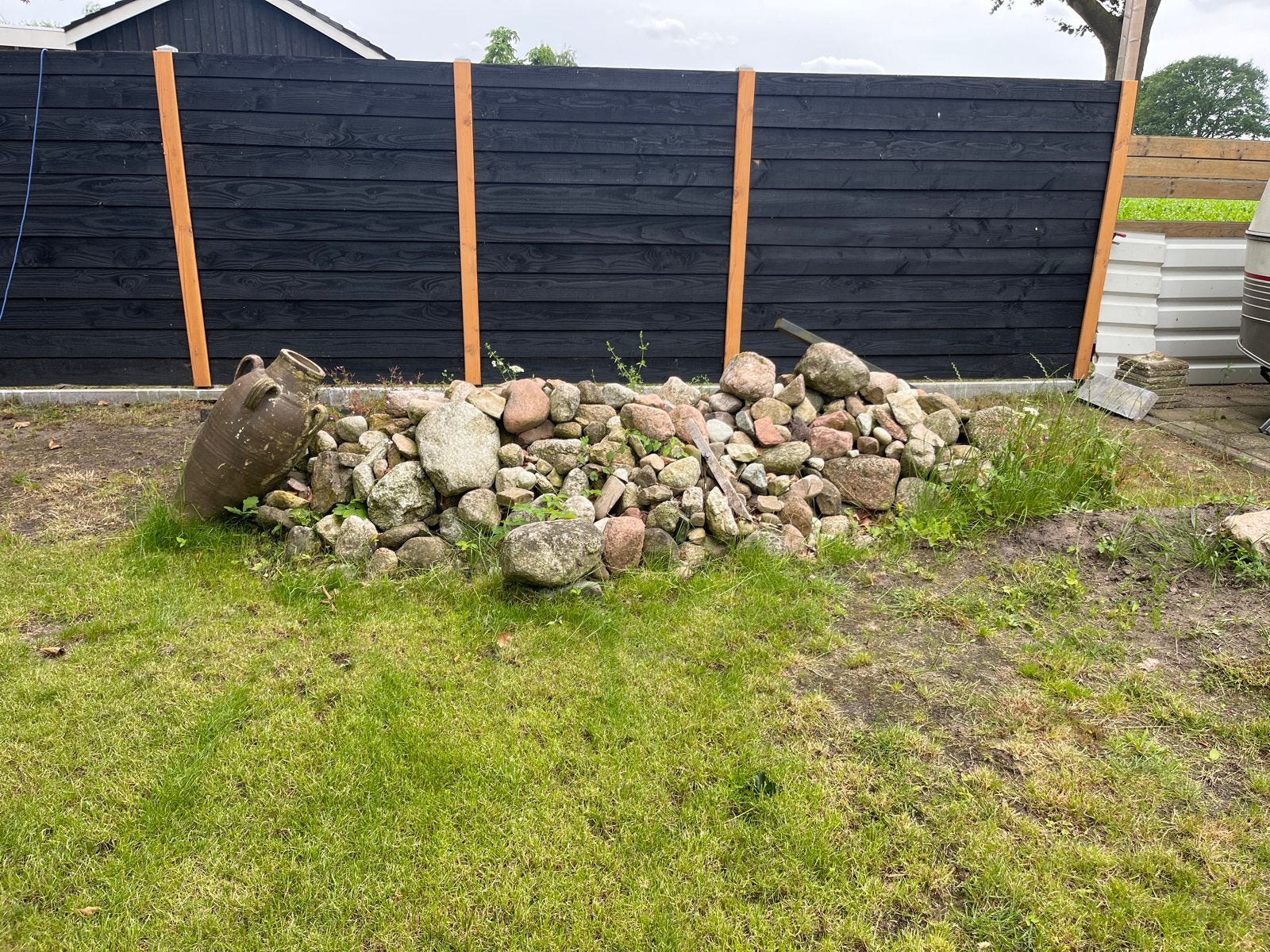 Diverse natuurstenen voor tuin of decoratie, Ophalen, Overige materialen, Gebruikt, Kei