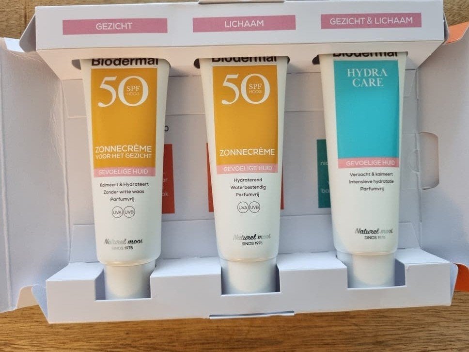 Biodermal Zonbescherming Set SPF 50, Ophalen of Verzenden, Nieuw