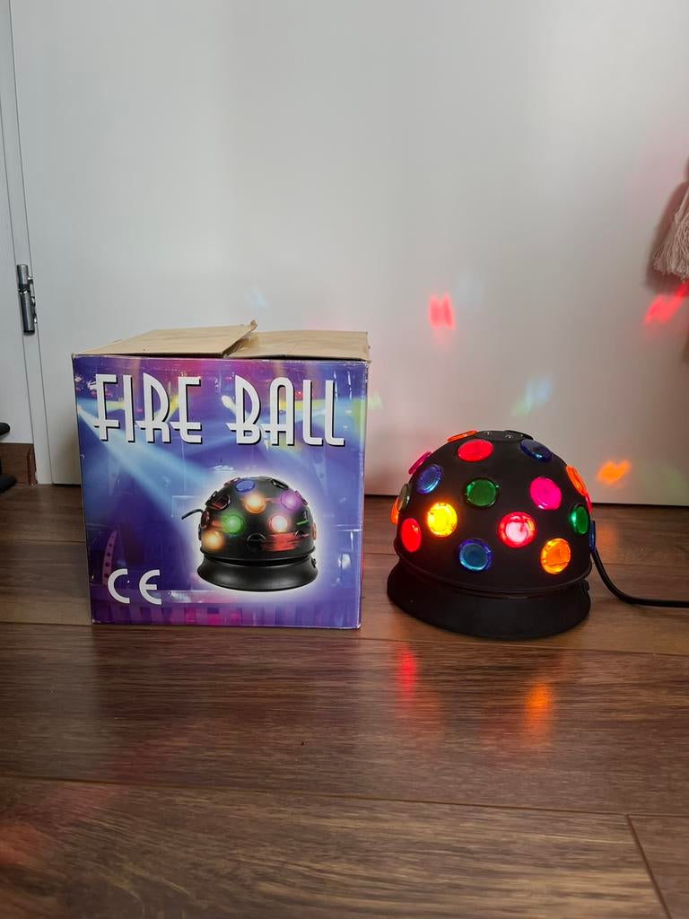 Discobal verlicht draaiend, Ophalen, Zo goed als nieuw, Discobol