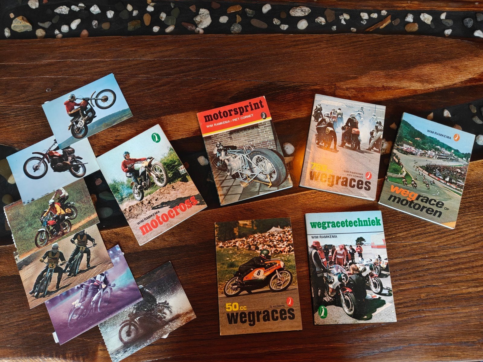 Wegrace boeken Wim Ramkema - Motoren sport, Ophalen of Verzenden, Gelezen, Algemeen, Wim Ramkema, Piet Cornet, G. Klomps