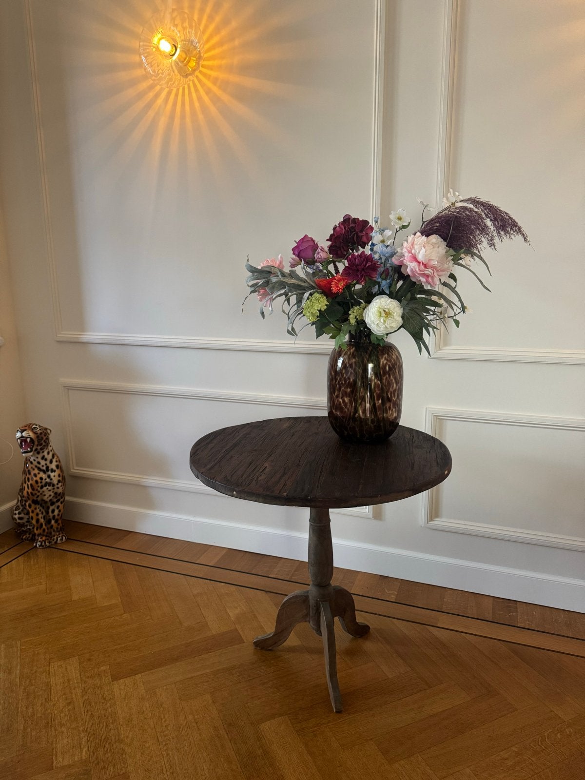 Landelijke wijntafel/ bijzettafel, Ophalen