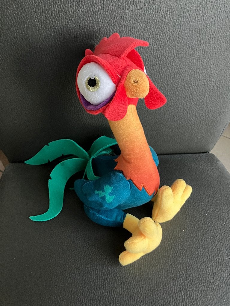 Disney knuffel heihei ( vaiana ), Ophalen of Verzenden, Overige figuren, Zo goed als nieuw, Knuffel