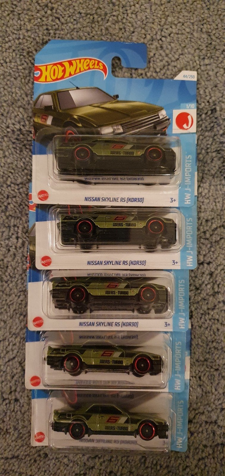 Hot Wheels Nissan Skyline RS (KDR30) - 5 stuks, Hobby en Vrije tijd, Modelauto's | Overige schalen, Ophalen of Verzenden, Nieuw