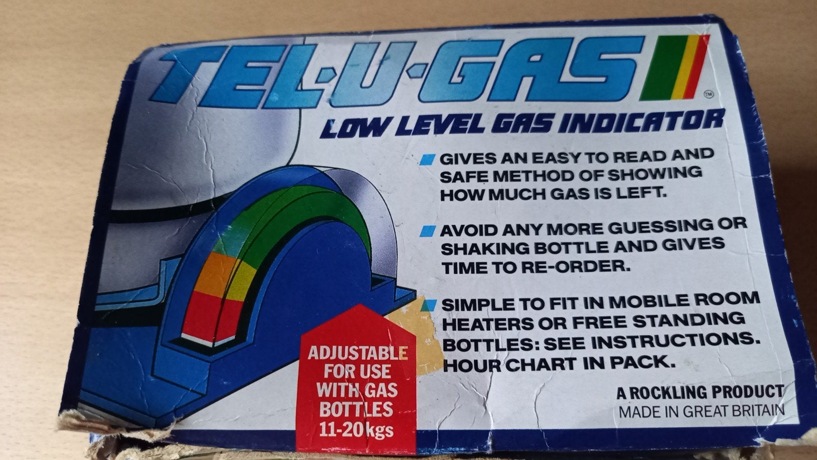 Gasfles indicator, Ophalen of Verzenden, Zo goed als nieuw