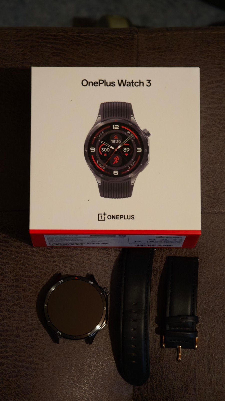 OnePlus Watch 3 met originele oplader, Ophalen of Verzenden, Zo goed als nieuw, Zwart, OnePlus