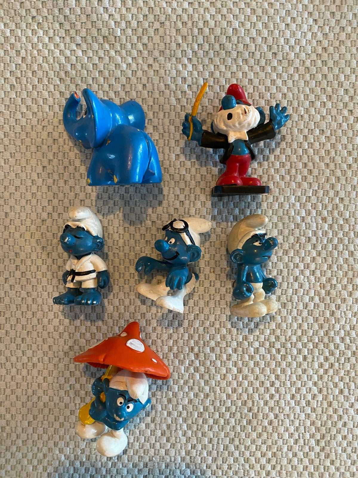 Smurfen beeldjes collectie - Vintage Smurfen, Verzamelen, Poppetjes en Figuurtjes, Ophalen of Verzenden, Gebruikt