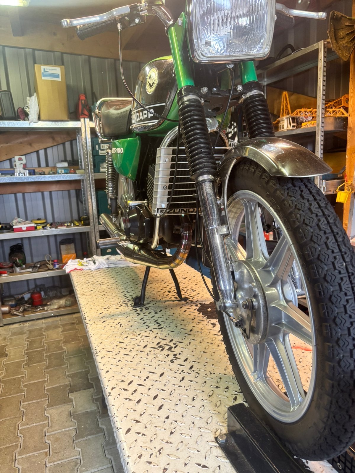 Handgemaakte Expansie uitlaat 100 cc zundapp, Ophalen, Zo goed als nieuw, Overige modellen