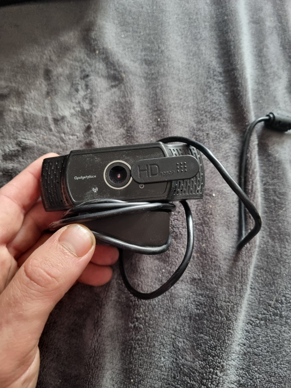 HD Webcam voor PC - Gadgetplace 1080p, Computers en Software, Gebruikt, Ophalen of Verzenden, Windows, Monitorclip
