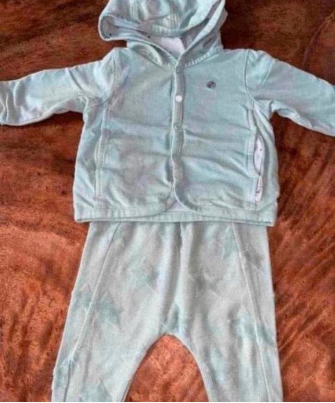 NOPPIES setje mt 56 mintgroen unisex, Ophalen of Verzenden, Zo goed als nieuw, Jongetje of Meisje, Setje