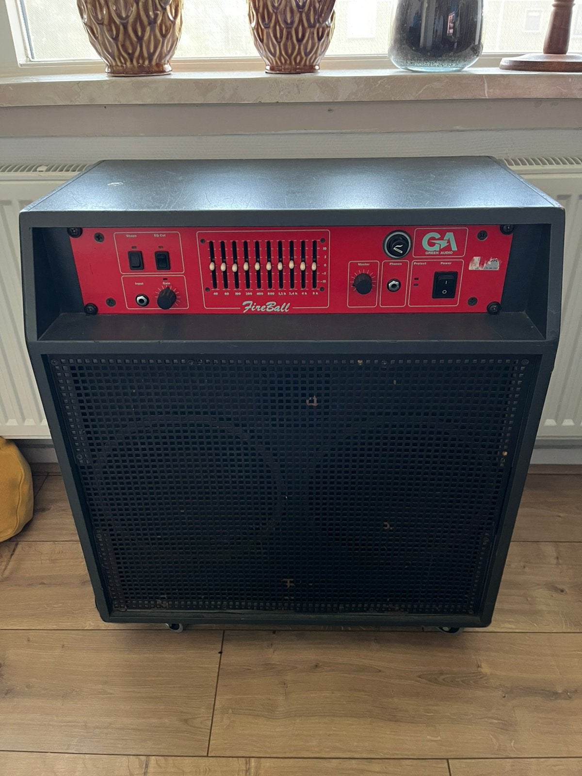 Green audio basversterker 200 watt, Ophalen, Gebruikt, Basgitaar, 100 watt of meer
