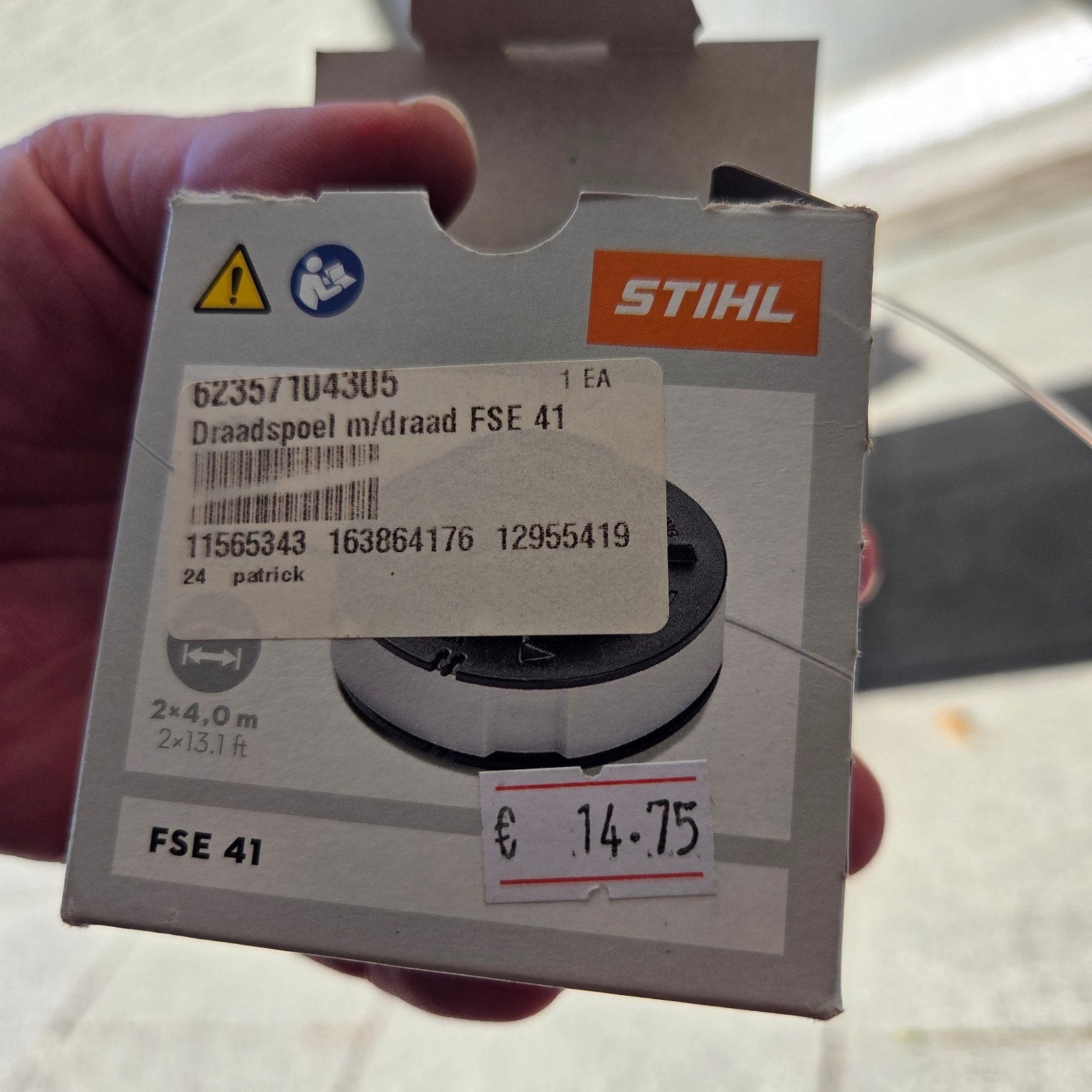 Stihl Draadspoel m/draad FSE 41 - Nieuw, Ophalen