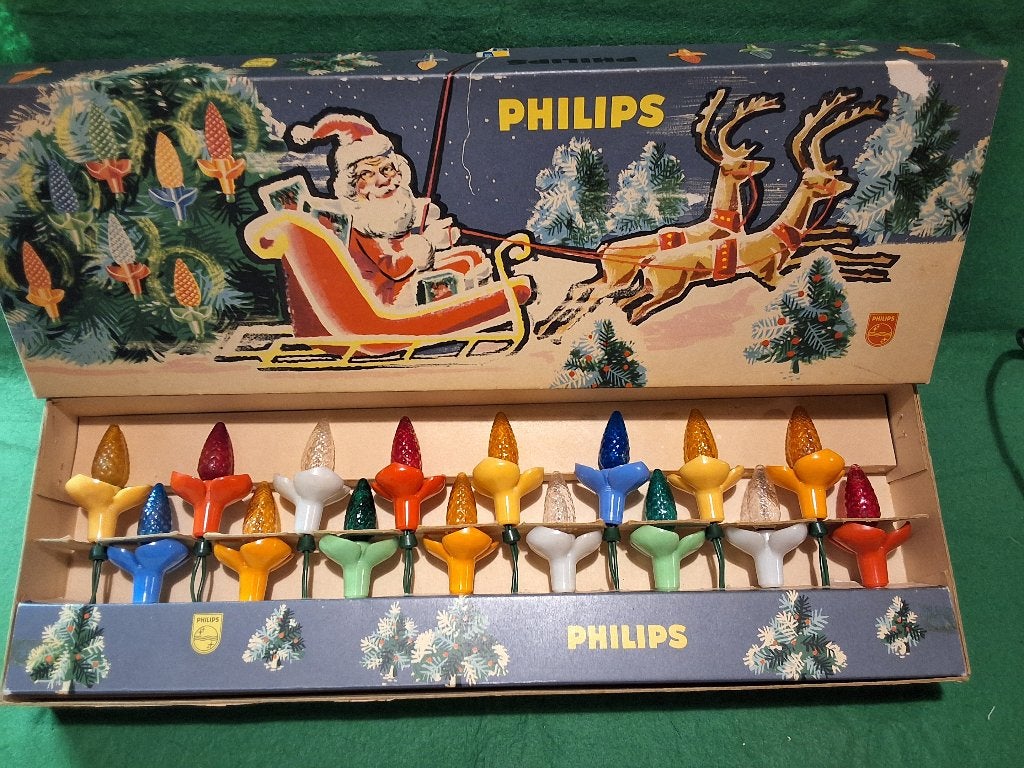 Philips Kerstverlichting uit eind jaren 50, Diversen, Ophalen of Verzenden, Gebruikt